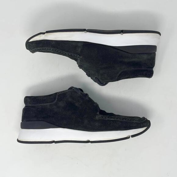 VINCE Pewter Suede Leather Lace-Up Toronto‎ Sneaker - Picture 6 of 8